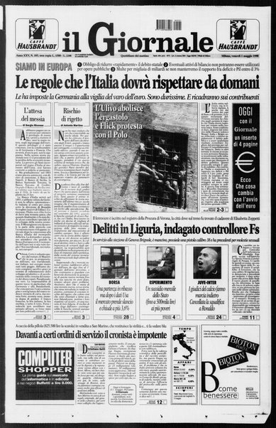 Il giornale : quotidiano del mattino